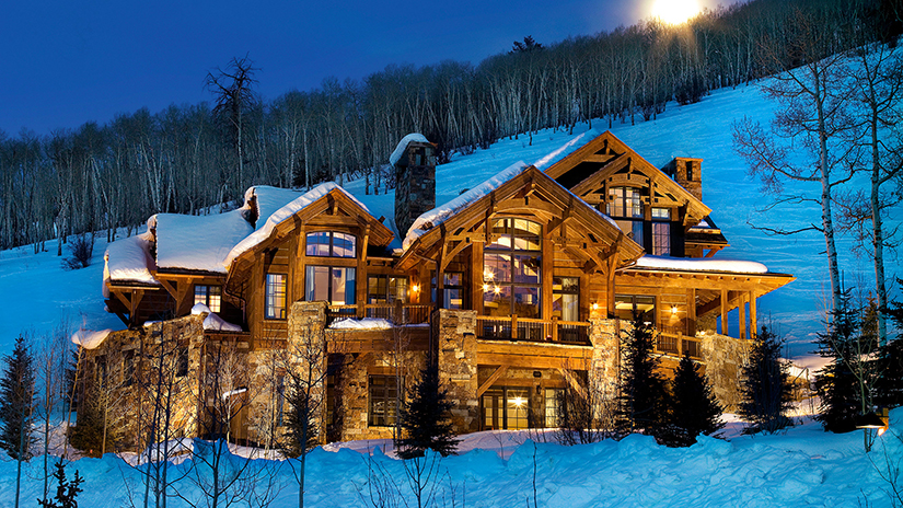 Inspirato luxury vacation rental in Beaver Creek, Colorado in the winter.