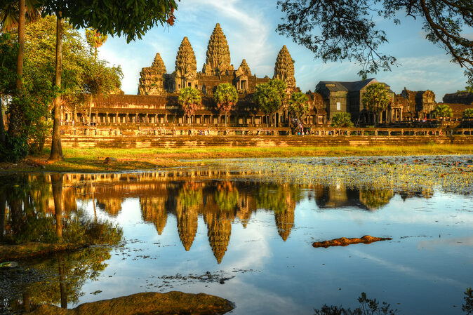 The grand palace of Angkor Wat