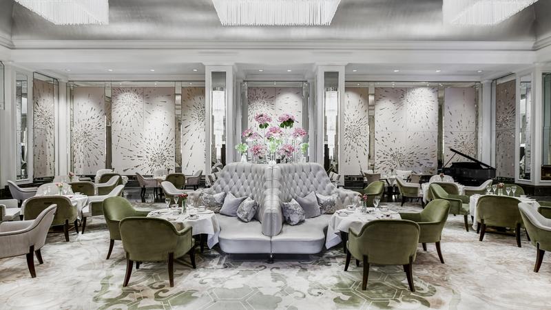 Palm Court dining area during tea time 