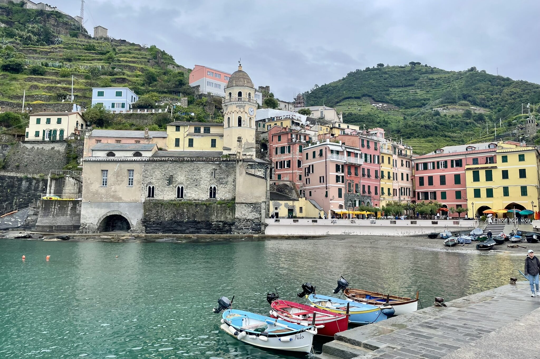 One of the colorful towns of Cinque Terre.